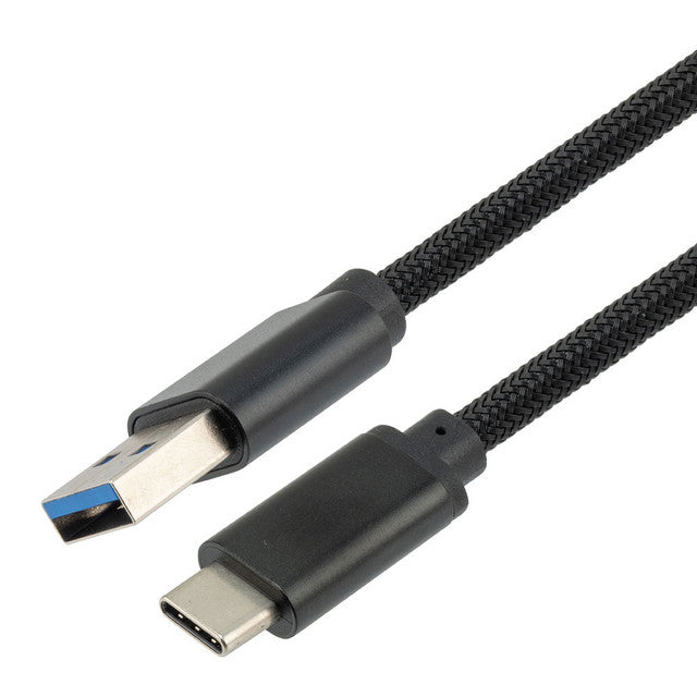 Braided USB-A to USB-C Cable, 5Gbps Data Transfer & 5V 2A Fast Charging