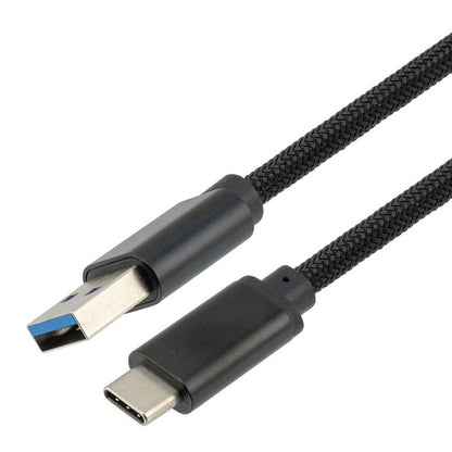 Braided USB-A to USB-C Cable, 5Gbps Data Transfer & 5V 2A Fast Charging