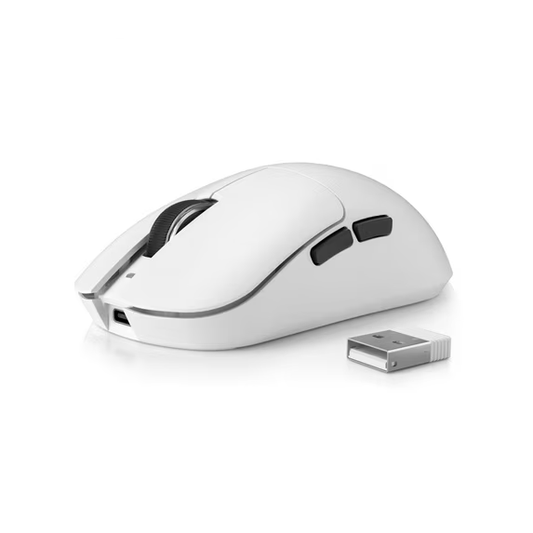 Tri-Mode White Wireless Gaming Mouse
