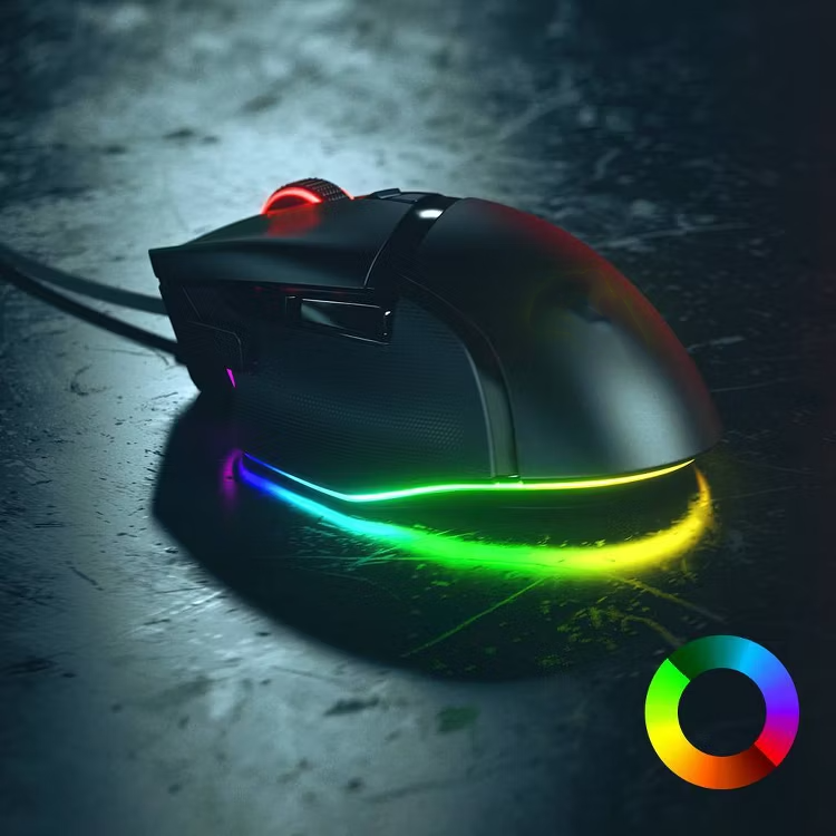 Ergonomic RGB Wired Gaming Mouse