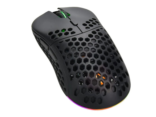 Hollow Honeycomb Ultralight 2.4G Wireless RGB Gaming Mouse