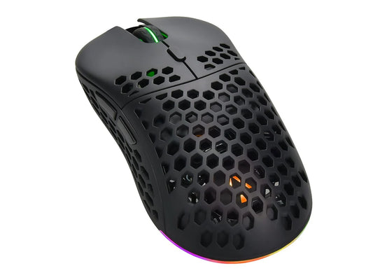 Hollow Honeycomb Ultralight 2.4G Wireless RGB Gaming Mouse