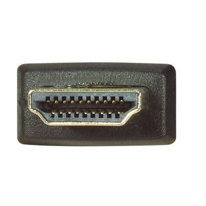 High Speed HDMI Cable, Black Cord with Red Molded Connector Hoods,